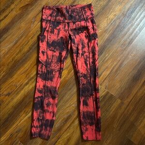 Lululemon Align II 23” Leggings Game Day Red Size 6